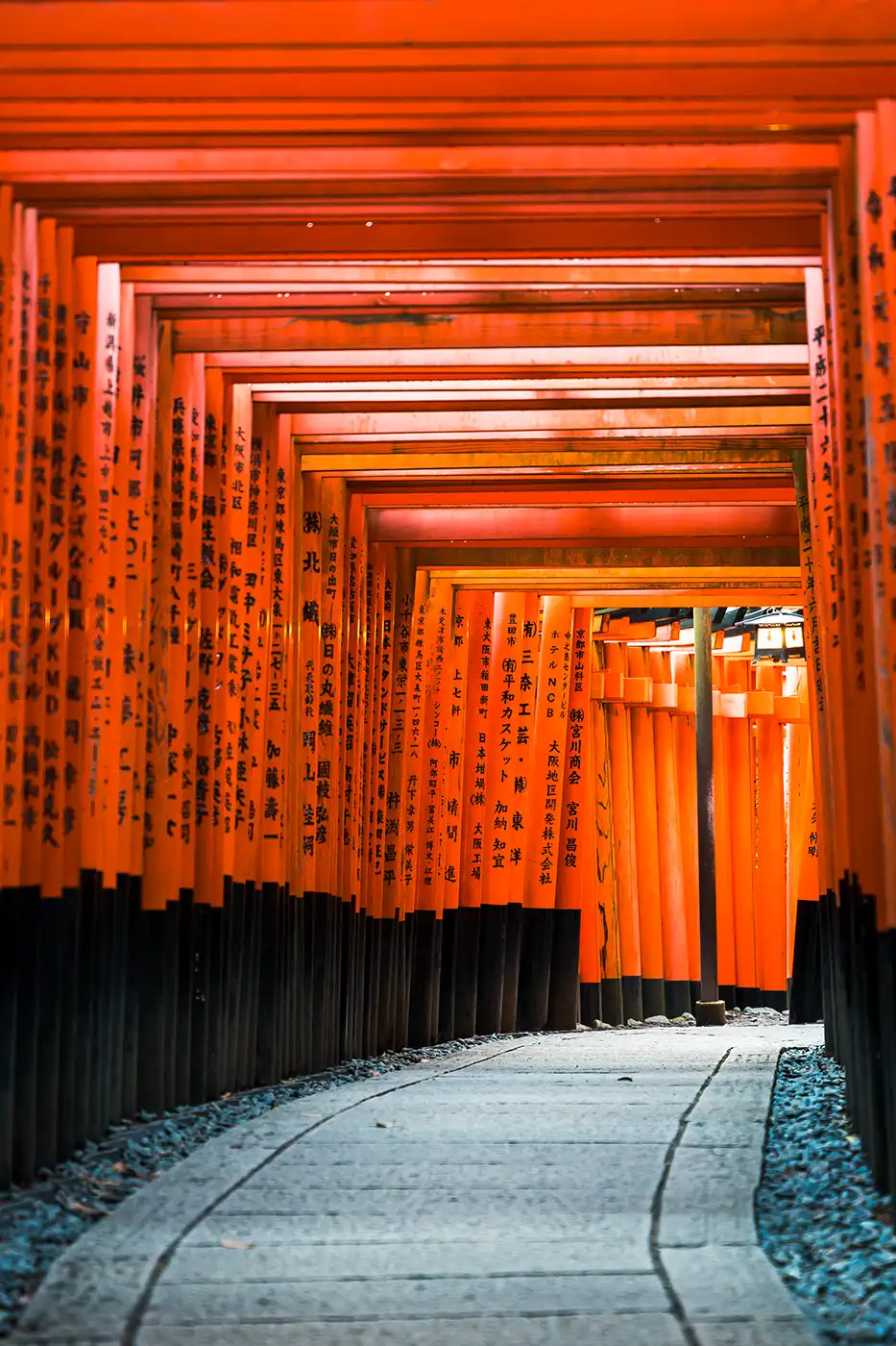 Après application du preset Inari Glow