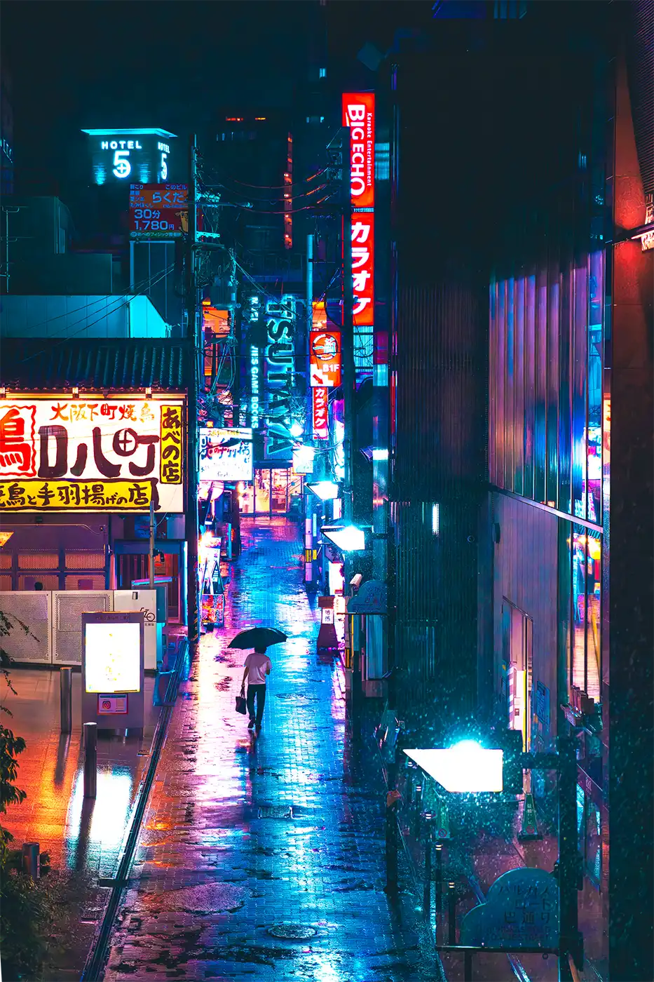 Après application du preset Osaka Night