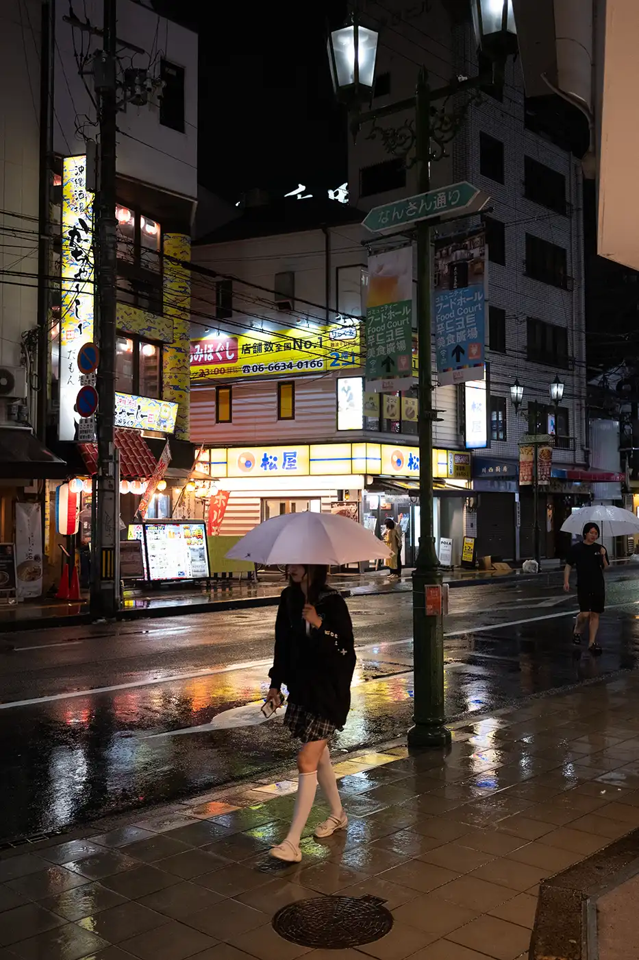 Avant application du preset Rainy Neon